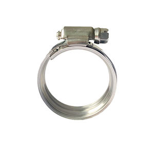 Bon marché prix en acier inoxydable pince à vis bande de Type américain collier de serrage avec doublure tuyau de carburant pince à vis sans fin - Product Image 3