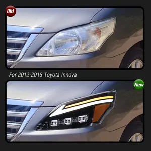 ไฟหน้ารถยนต์ TYPY สำหรับ Toyota Innova ปี 2012-2015 ไฟหน้า LED โปรเจคเตอร์ พร้อมไฟเดย์ไลท์ อุปกรณ์ตกแต่งรถยนต์ - Product Image 2