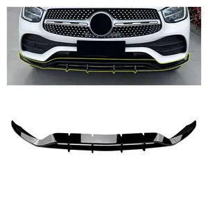 AMP-Z Hot Sale Preço de Fábrica X253 Bumper Dianteiro Lip Splitter Para Mercedes Benz GLC x253 Facelift AMG Linha 2020-2022