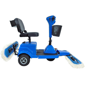 Balai-balai électrique 24V à trois roues, nouveau design, facile à nettoyer, auto-propulsé, avec batterie 24V, 50Ah - Product Image 2