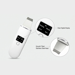 Factory Ultrasonic Skin <b>Scrubber</b> With Ion Import Export For Blackhead Removal And Pore Cleaning Home Use Facial Beauty Device - Product Image 2