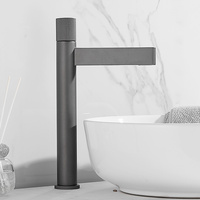 Robinet de lavabo moderne de luxe STOCCO à poignée unique, en laiton massif, mitigeur eau chaude et froide, finition chromée