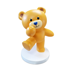 Escultura de Oso de Resina para Montar en el Suelo, Figura Artística de Diseño Contemporáneo, Paquete Individual - Product Image 5