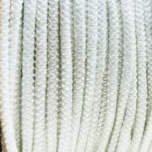 Dia. 10mm fabbrica vendita calda resistenza al calore e fibra di vetro ignifugo corda da filato di fibra di vetro con buona qualità