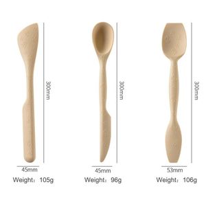 Espátula y Cuchara de Silicona y Nylon de Doble Cara, 3 Piezas, Personalizadas, con Mango Largo para Repostería y Cocina - Product Image 2