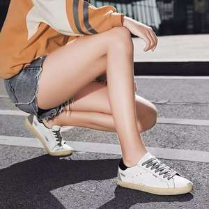 Chaussures de créateur de luxe en cuir véritable chaussures décontractées pour hommes faire de vieilles baskets dorées célèbres <span class=keywords><strong>étoile</strong></span> pour femmes chaussures de sport - Product Image 6