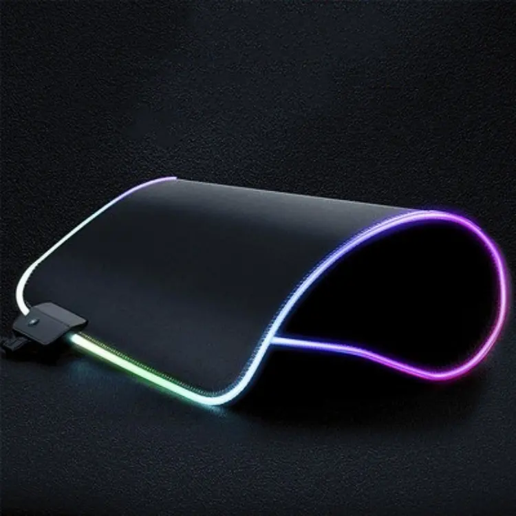Fabricação de mouse pad RGB para jogos com desenhos de impressão personalizados para jogos retangulares de sublimação de cores
