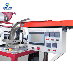 Machine de suremballage entièrement automatique pour articles de forme carrée comme les CD de savon au chocolat anti-humidité anti-poussière - Product Image 1