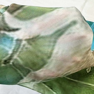 2025 nuovo scialle di alta qualità in Chiffon di seta 100% sciarpa lunga in <span class=keywords><strong>Tulle</strong></span> di seta naturale 53*162CM personalizzazione all'ingrosso - Product Image 2