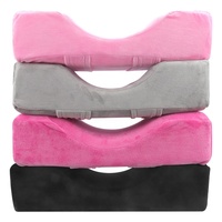 Coussin ergonomique en mousse à mémoire de forme en U pour extension de cils, idéal pour salon de beauté