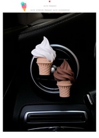 Diffuseur de parfum pour voiture en plâtre le plus vendu avec clip de ventilation, style coupe naturelle à évaporation