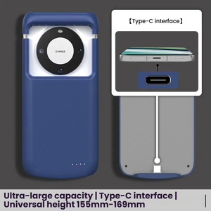 Vente flash - Étui de <span class=keywords><strong>batterie</strong></span> sans fil universel avec clip dorsal pour <span class=keywords><strong>iPhone</strong></span>, Samsung, HUAWEI, Android - <span class=keywords><strong>Batterie</strong></span> <span class=keywords><strong>externe</strong></span> - Product Image 5