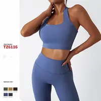 Tiktok 2022 אישית נשים יוגה סט פעיל ללבוש לנשימה מהיר יבש Zip ארוך שרוול חותלות הלטר חזיית ספורט 3PCS אימון סט