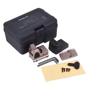 람불 옵틱스 RM07 레드 닷 사이트 20mm 1913 마운트 리플렉스 사이트 스코프 조절 가능 LED 사냥 사격 블랙/탄 - Product Image 6