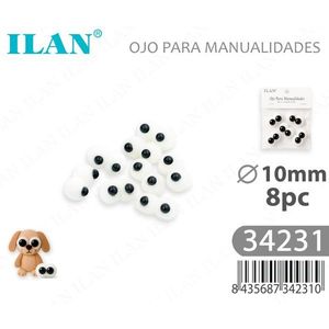 Il Eye For Crafts 10mm 8 pezzi per artigianato - Product Image 1