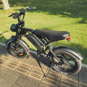 Full Suspension City Electric Hybrid Bike Dual Motor <b>1000w</b> Mountain <b>Ebike</b> 20 Inch Fat Tire V20 Electric Bike - Product Image 6