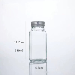Bocaux à épices en verre de 120 ml et 180 ml, bouteilles de rangement pour assaisonnements avec entonnoir pliable et étiquettes, outils de cuisine et de barbecue, outils pour herbes et épices - Product Image 6