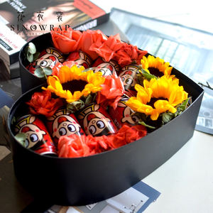 SINOWRAP Love Heart Set y Pretty Classical Hot Sell Flower Box PARA EL Día de San Valentín para Flower Box - Product Image 3