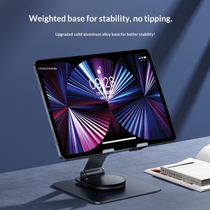 Support de tablette en acier au carbone, support de téléphone portable de bureau, pliable, rotation à 360°, grande taille, modèle K7, vente en gros - Product Image 3