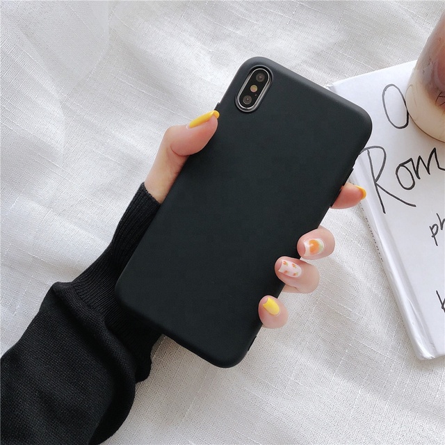 IVANHOE Silicone Case for iPhone 6 6S 7 8 Plus X XS Max XR 11 Pro Max Soft TPU Liquid Phone Case for iPhone XS Max Case