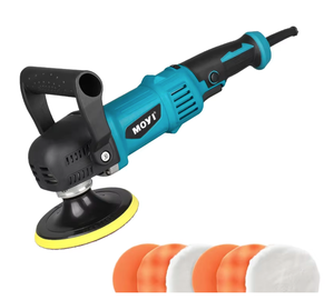 Meuleuse d'angle électrique portable Moyi, batterie lithium-ion, moteur sans balais, 110V-220V, outil pour usage domestique, <span class=keywords><strong>clé</strong></span>, disque de coupe en <span class=keywords><strong>laine</strong></span> - Product Image 5