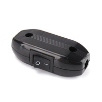 Interrupteur à bascule noir 10A 250V ON/OFF, bouton poussoir, protection IP21, bornes à vis, CE RoHS pour lampe LED électronique