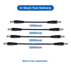 Câble électrique 2M 20AWG DC5521 mâle-mâle, cordon de lampe adapté aux boîtes lumineuses publicitaires LED et aux caractères lumineux - Product Image 4