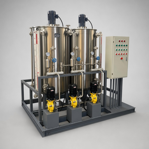 Système de dosage de phosphate pour chaudière, unité d'alimentation en phosphate trisodique, pompe doseuse en acier inoxydable sur châssis pour le traitement de l'eau - Product Image 5