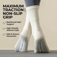 Chaussettes de yoga antidérapantes de qualité supérieure à cinq doigts pour femmes, meilleure équilibre, orteils séparés, chaussettes de Pilates avec grip, entraînement physique