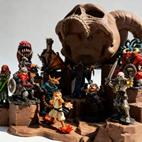 Piezas de Ajedrez Impresas en 3D de Resina a Todo Color, Personalizadas, de Alta Calidad, Modelo en Miniatura de 40-50 mm, Venta al Por Mayor de Fábrica