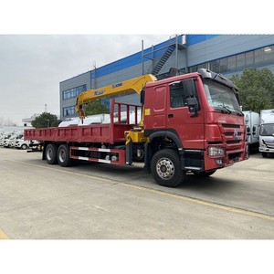 รถบรรทุกติดเครน Sinotruk HOWO 6x4 12 ตัน พร้อมบูมไฮดรอลิกแบบยืดหดได้ 5 ท่อน ขาย - Product Image 2