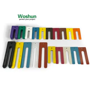 Professional Factory 75\90\140mm Plastic Shims Factory Direct Sale Plastic U-Shaped Tile Horseshoe Shims Plastic Horseshoe Shims