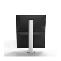 Kesino Support de bureau en aluminium robuste avec triple bras de moniteur avec réglage ergonomique de la hauteur pour 3 moniteurs Nouveau produit