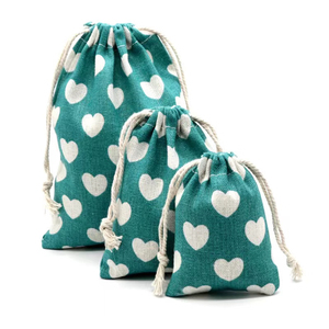 <b>Mini</b> Cotton <b>Gift</b> Pouch <b>Bag</b> China Factory OEM Custom Organic Cotton String <b>Bag</b> - Product Image 3