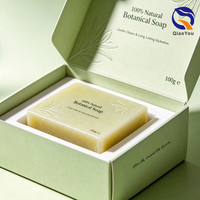 Caja de Envío Plegable Personalizada con Logotipo en Relieve Reciclado Ecológico, Kraft para Embalaje Sostenible de Jabón y Cosméticos