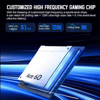MCHOSE Ace 60 PRO RGB interrupteur magnétique 61 touches 8K taux de vote usine vente en gros mécanique cerise marque axe corps jeu