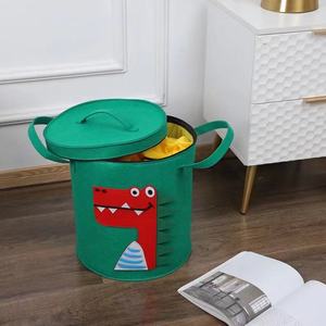 Cartoon cute storage box shape clothes toy felt bins storage baskets