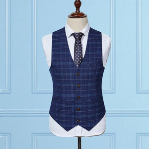 Pronto per la spedizione di alta qualità Plaid grossista <span class=keywords><strong>3</strong></span> <span class=keywords><strong>pezzi</strong></span> abiti formali da <span class=keywords><strong>uomo</strong></span> - Product Image 4