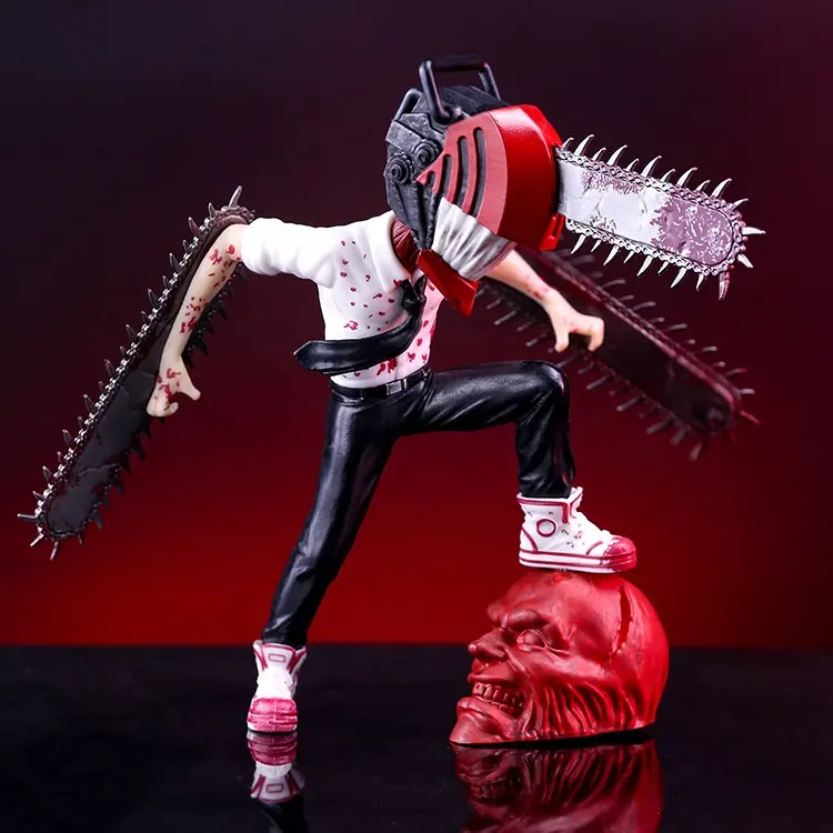Chainsaw Man Anime Figure Hand Handling Model Figurine Combat Edition Demon Funny Toys For Girls Boys Mystery Box Kawaii Gift
