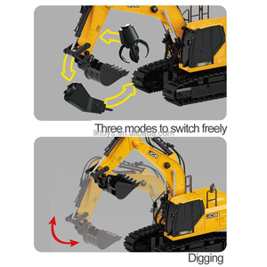 Jouets pour enfants Lucky Toys, vente chaude, excavatrice télécommandée 3 en 1, <span class=keywords><strong>jouet</strong></span> <span class=keywords><strong>JCB</strong></span> sous licence, véhicules de construction entièrement fonctionnels - Product Image 2