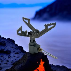 <span class=keywords><strong>BRS</strong></span> <span class=keywords><strong>3000T</strong></span> titane Mini poêle extérieur Portable survie sauvage brûleur à gaz équipement Camping en plein air cuisinière à gaz - Product Image 2