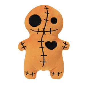 % 100% Polyester sıcak satış prim cadılar bayramı yavru peluş oyuncak köpek gıcırtılı halat oyuncak - Product Image 5