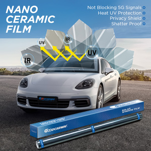 Película <span class=keywords><strong>de</strong></span> <span class=keywords><strong>Vinilo</strong></span> <span class=keywords><strong>Solar</strong></span> <span class=keywords><strong>para</strong></span> <span class=keywords><strong>Ventanas</strong></span> <span class=keywords><strong>de</strong></span> Automóviles, <span class=keywords><strong>Protección</strong></span> <span class=keywords><strong>de</strong></span> Vidrio 100% IRR, Privacidad, Cerámica, 3m 1.52*30m - Product Image 1