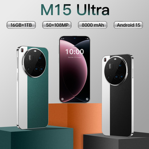 Le téléphone mobile amélioré le plus populaire au monde, le M15 Ultra, dispose d'un écran perforé à mise au point automatique 4G double SIM et double veille à pixels élevés - Product Image 3