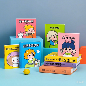 เครื่อ<span class=keywords><strong>ง</strong></span>พิมพ์ลายหนังสือการ์ตูนปกแข็งสำหรับผู้ใหญ่ - Product Image 2