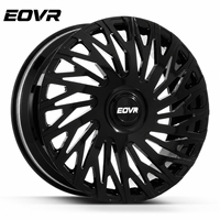 Jantes forgées EVOR 22 24 pouces 5x120 5x127 pour RANGE ROVER HSE SPORT JEEP GRAND CHEROKEE SRT TRACKHAWK DURANGO ACURA