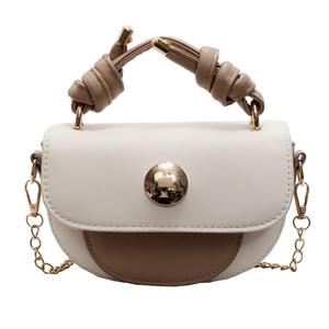 लोकप्रिय फैशन बनावट सिलाई मिनी लॉक बैग नई शैली महिलाओं काठी बैग - Product Image 6