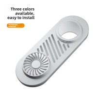 Boîte de ventilation de bureau en plastique pour trous, accessoire décoratif pour meubles, grille de ventilation pour boîtier d'ordinateur, refroidissement moderne