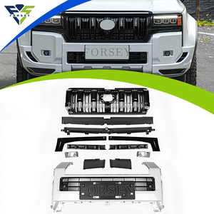 Kit carrosserie Grille de pare-chocs Version <span class=keywords><strong>VX</strong></span> pour <span class=keywords><strong>Prado</strong></span> LC250 2024 + Support de calandre avant Accessoires extérieurs - Product Image 1