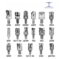 Fraise à indexer BAP4 à tête dentée carrée, 3 dents, pour fraisage frontal, personnalisable OEM, en acier 42CrMo 45HRC